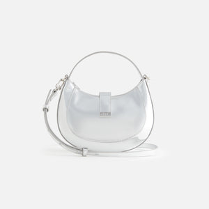 UrlfreezeShops Women Specchio Mini Crossbody Saddle Bag - Silver