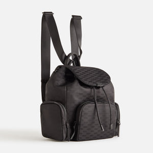 UrlfreezeShops Women Monogram Nylon Mini Backpack - Black