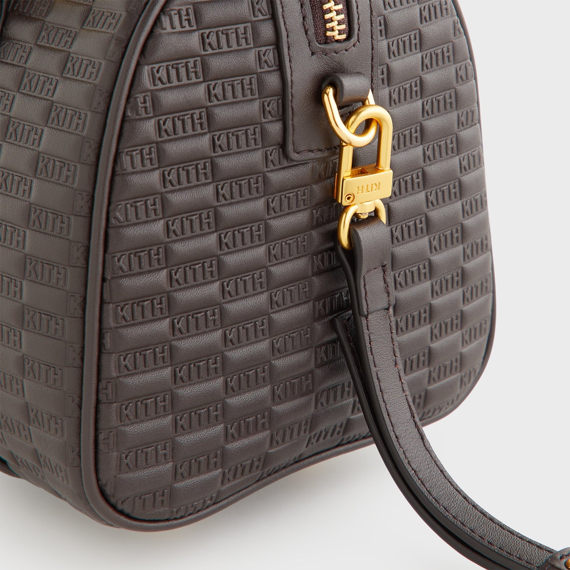 Kith Women Leather Monogram Smooth Harlowe Bag - Ganache
