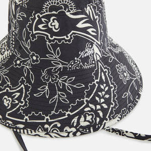 Kith Women Senara Paisley Sun Hat - Black