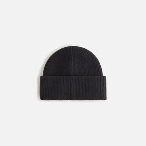 UrlfreezeShops Women Mia Beanie With Rubber Patch - Black