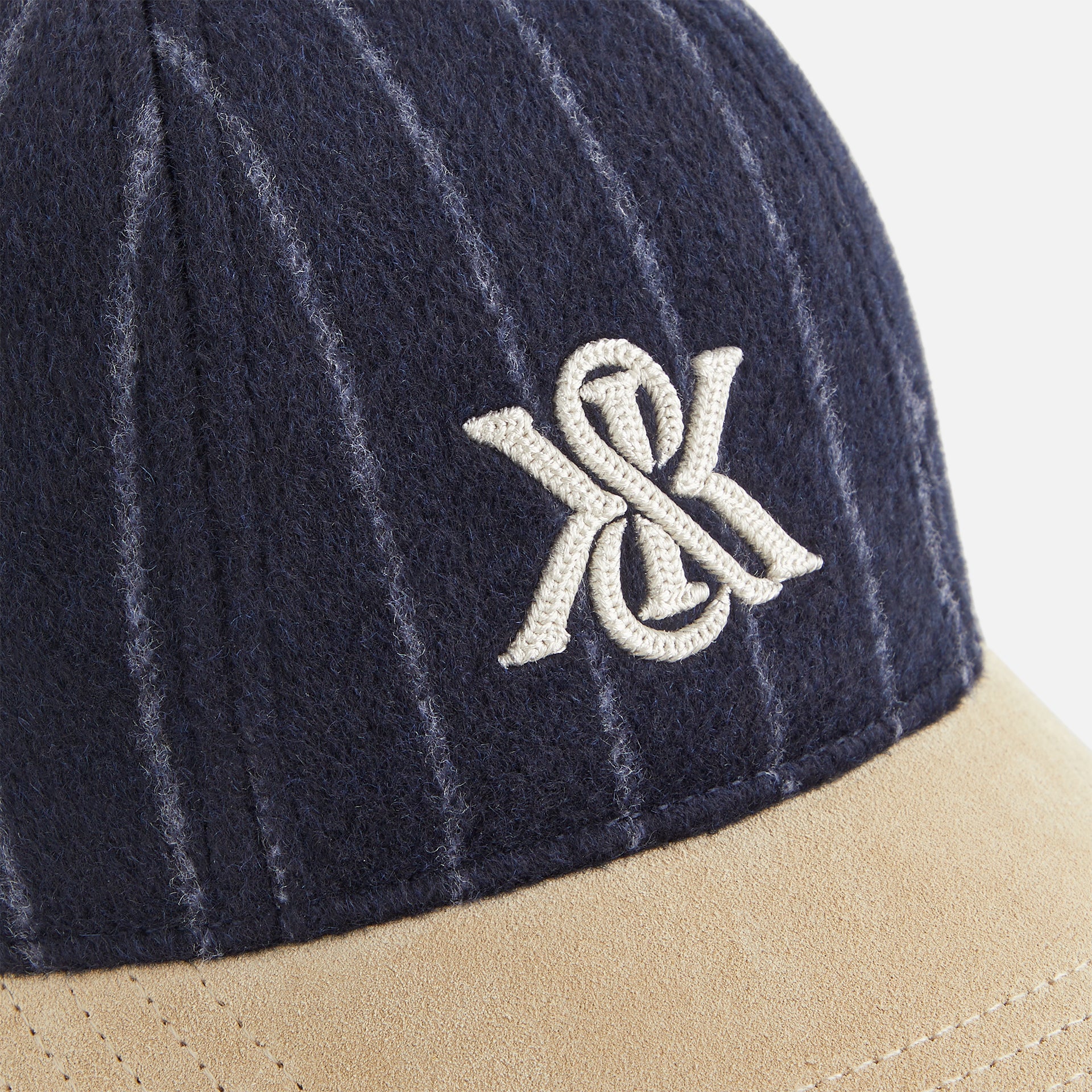 Kith Women Richards Pinstripe Wool Cricket Cap - Nocturnal