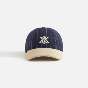 Kith Women Richards Pinstripe Wool Cricket Cap - Nocturnal