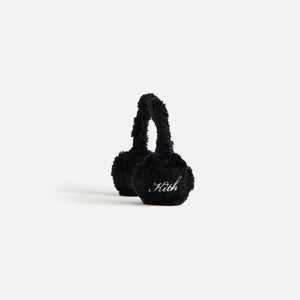 Kith Women Monogram Sherpa Ear Muff - Black