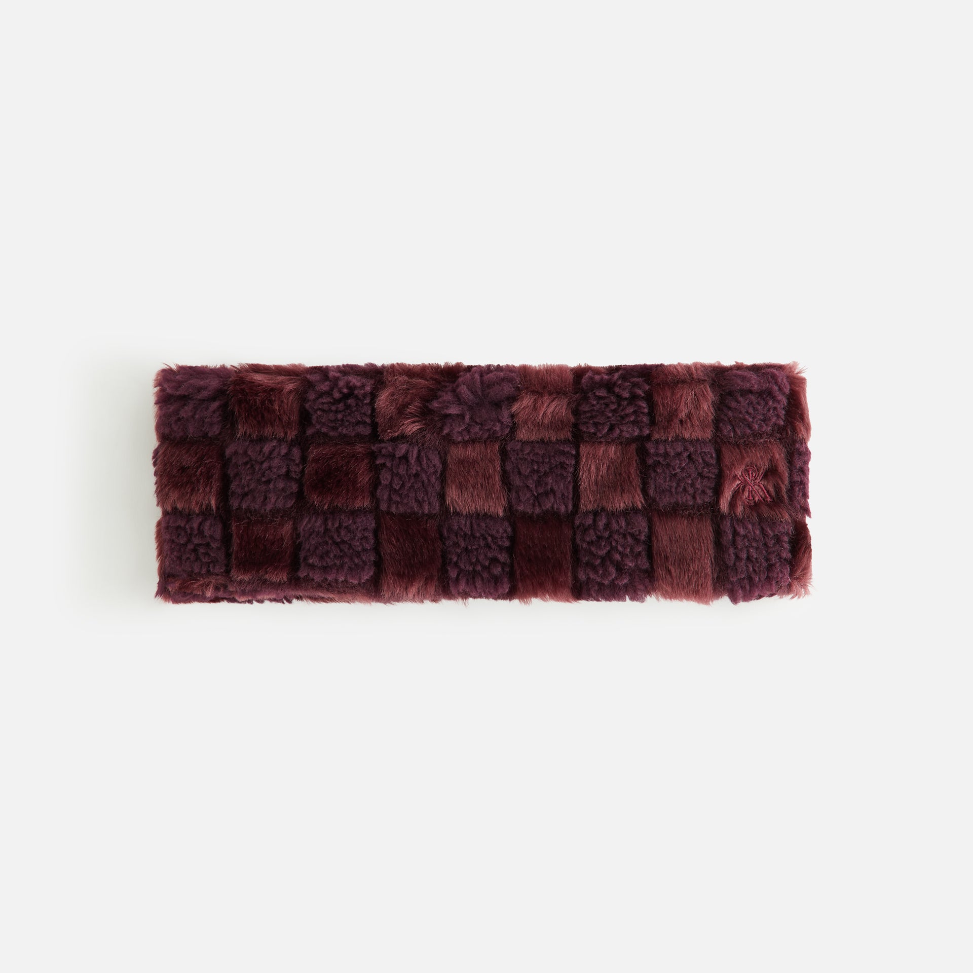 Kith Women Jacquard Fur Headband - Magma