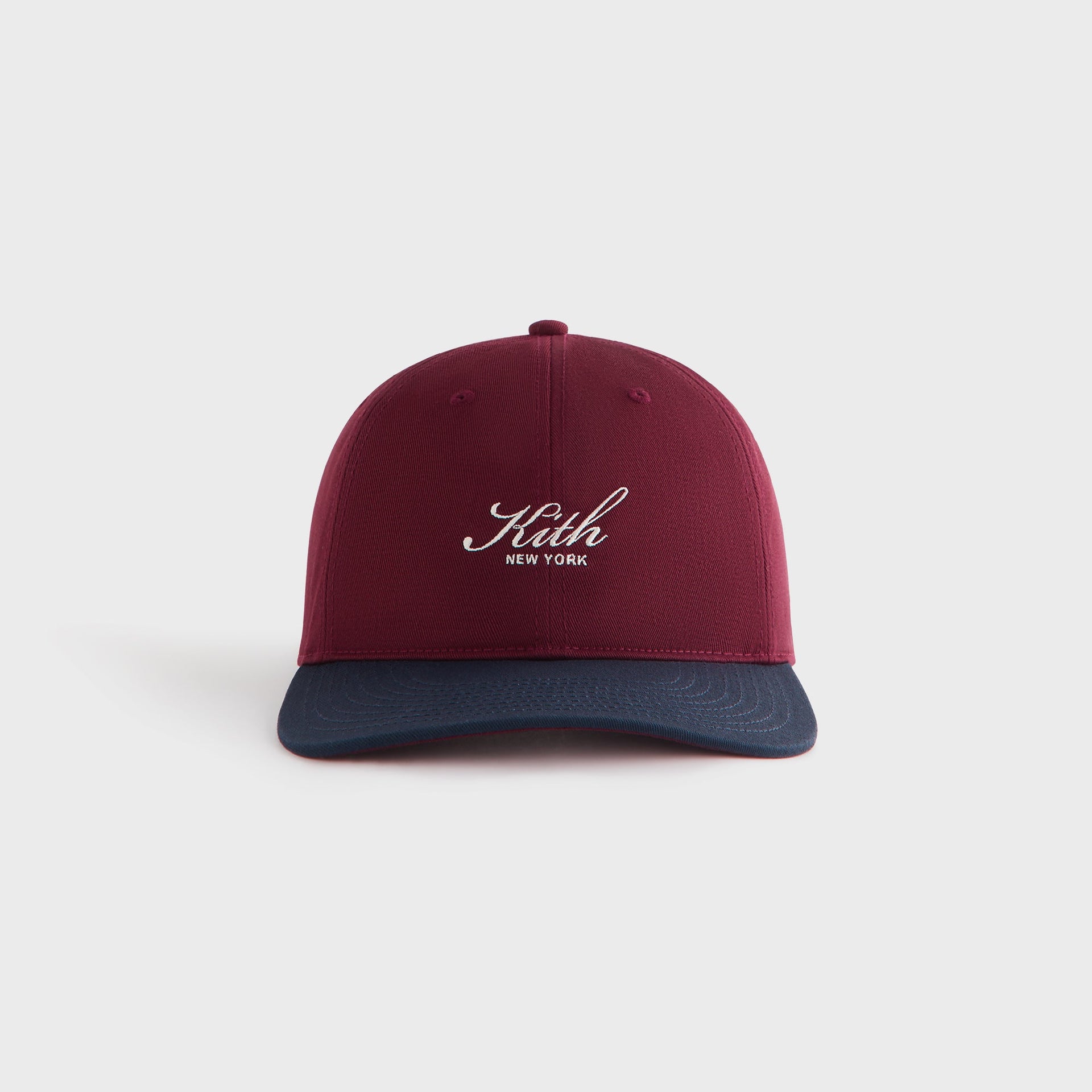 Kith Women Two-Tone Twill Kith Script Classic Cap - Magma - PH