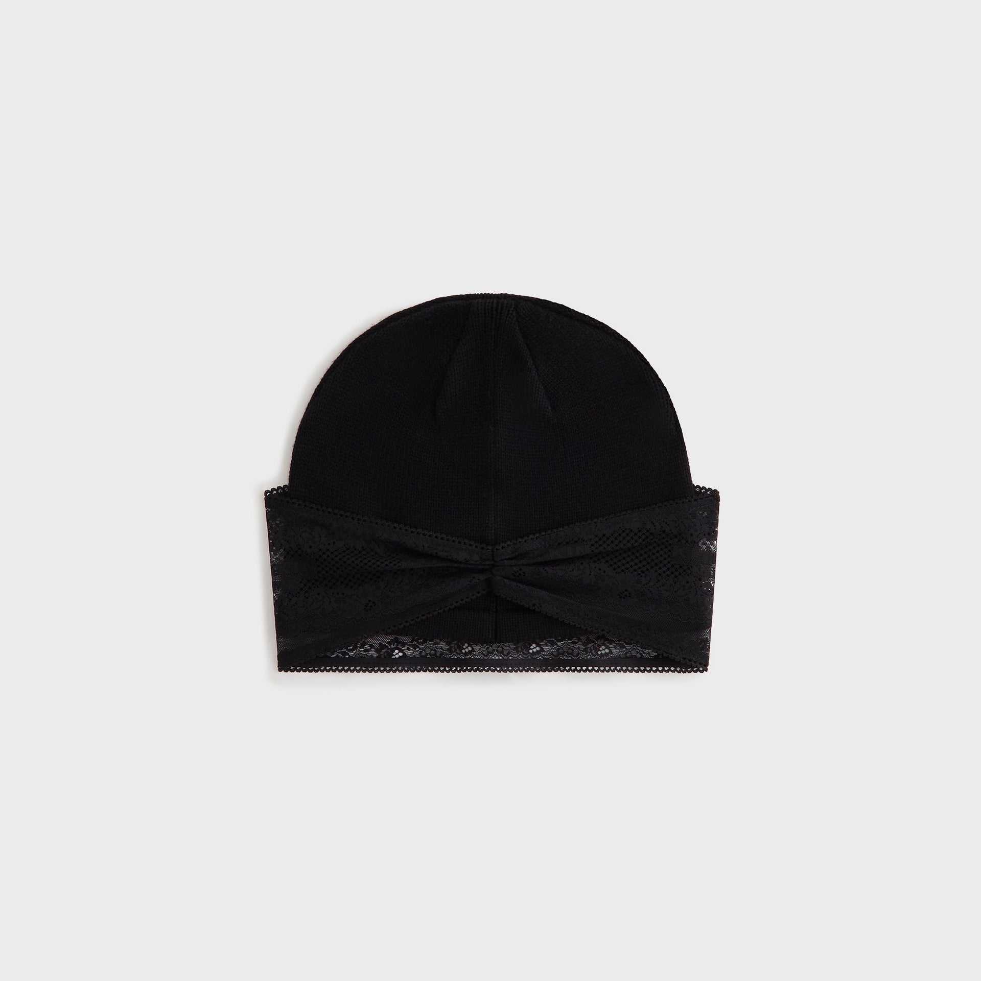 Lisa for Kith Women Cuffless Beanie With Lace Veil - Black - PH