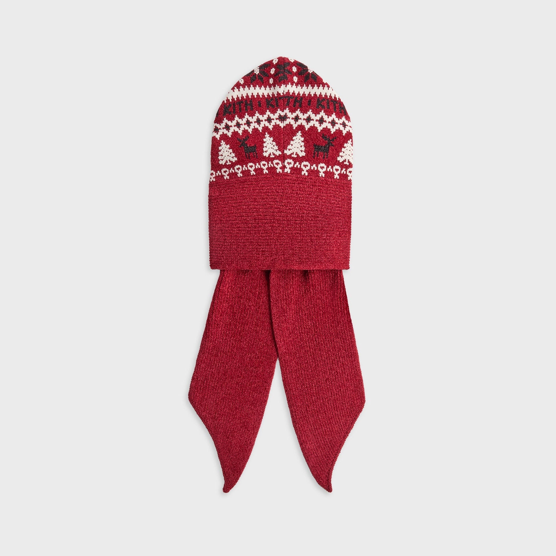 Kithmas Women Fair Isle Hooded Scarf - Allure - PH