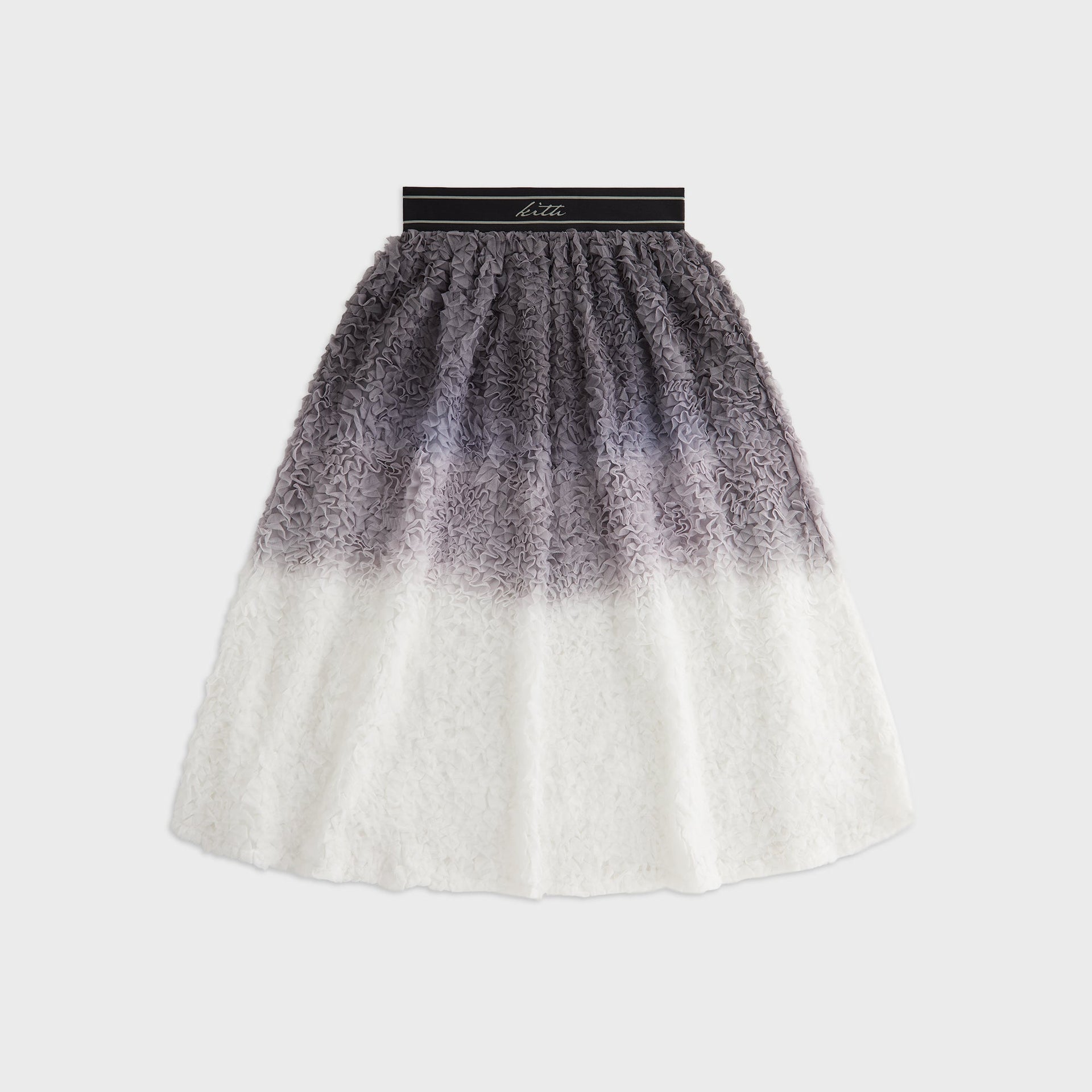 Lisa for Kith Women Rina Ombre Ruffle Midi Skirt - Multi