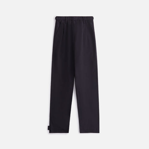 UrlfreezeShops Women Riley Nylon Faille Trouser - Black