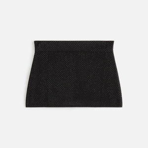 UrlfreezeShops Women Ember Studded Knit Mini Skirt - Black