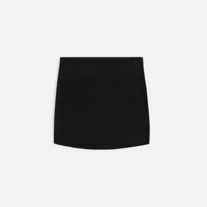 Kith Women Arys Plush Rib Mini Skirt - Black