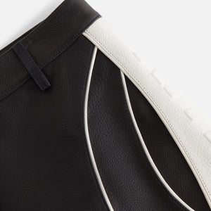 UrlfreezeShops Women Ren Leather Mini Skirt - Black