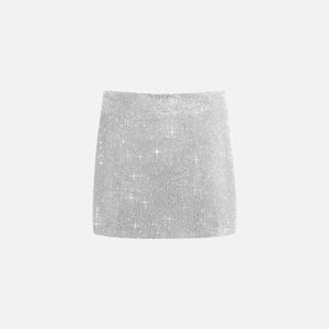 Erlebniswelt-fliegenfischenShops Women Ashtyn Chainmail Mini Skirt - Silver