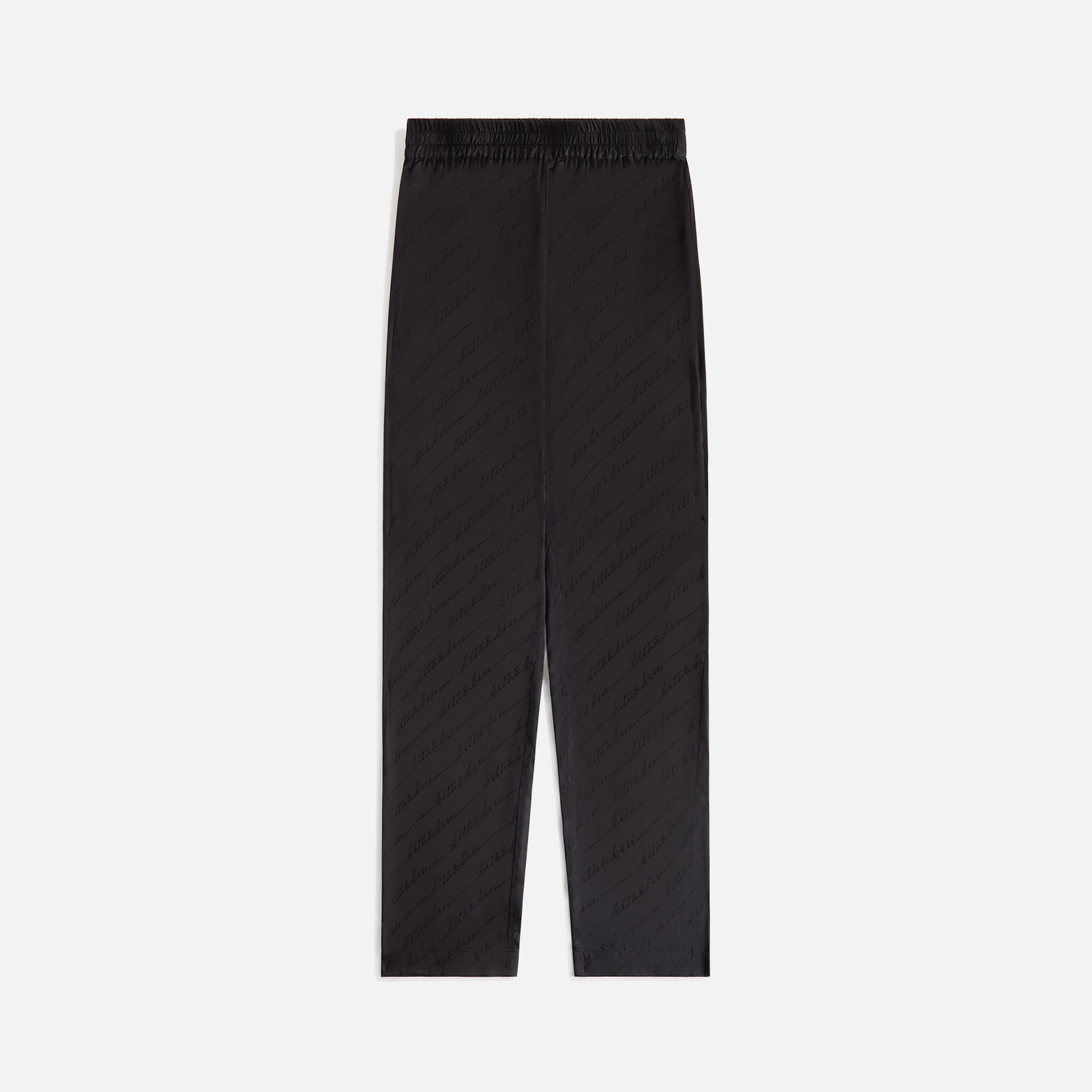 Kith Women Ida Autograph Monogram Silk Pant - Black