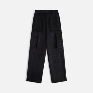 Alexander Wang Bootcut Pants with Logo Elastic Waistband - Black