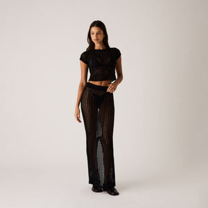 UrlfreezeShops Women Rhea Maxi Skirt - Black