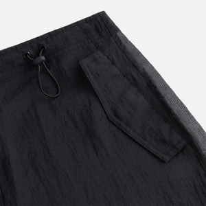 UrlfreezeShops Women Nuru Sheer Parachute Pant - Black