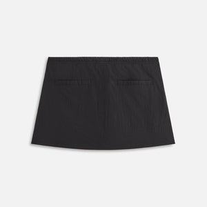 UrlfreezeShops Women Lowen Nylon Track Skirt - Black