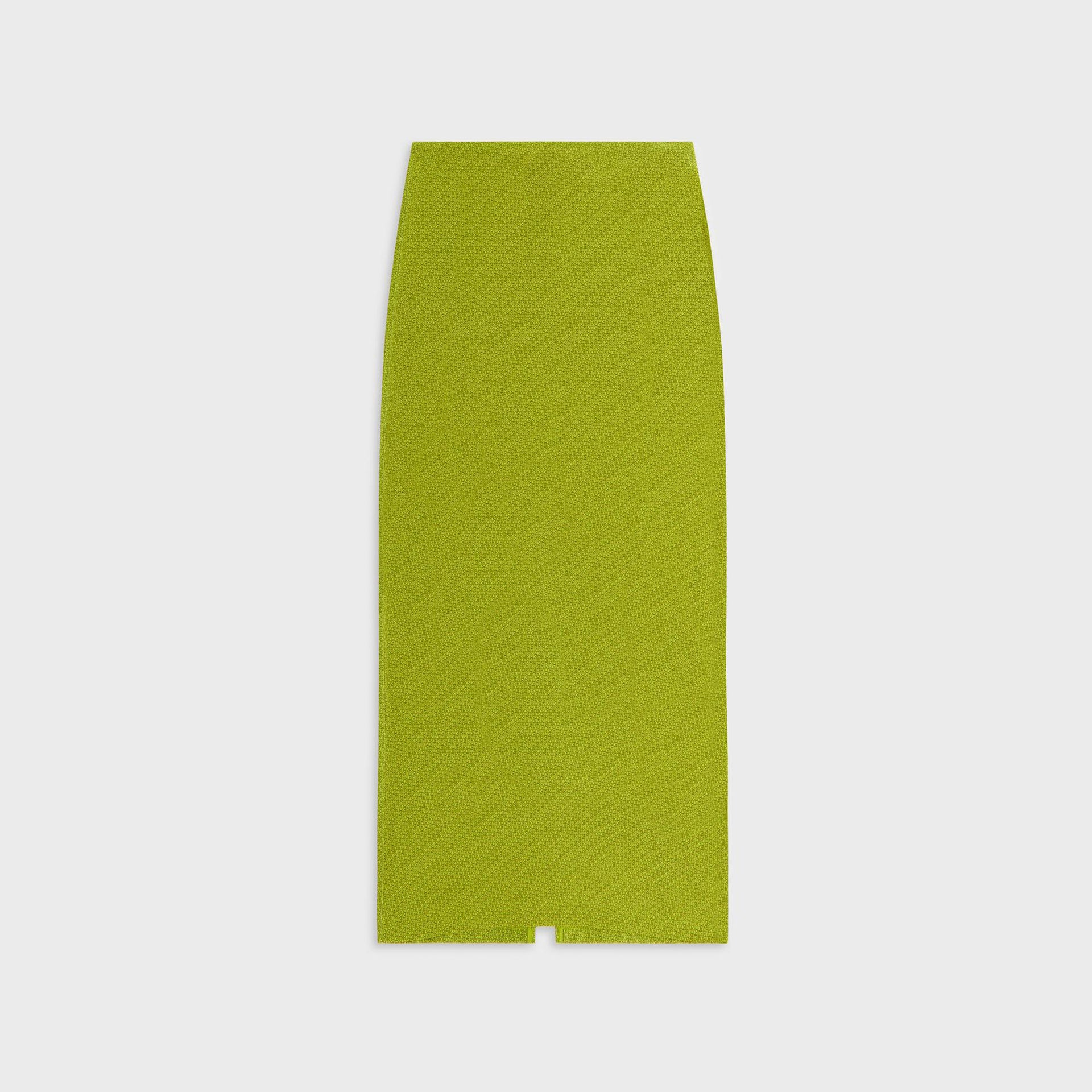Kith Women Mila Micro Monogram Maxi Skirt - Pistachio PH
