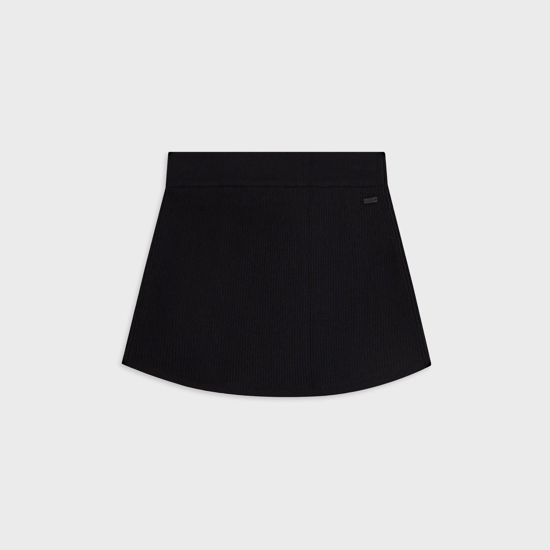 Kith Women Arys Asymmetrical Zip Mini Skirt - Black