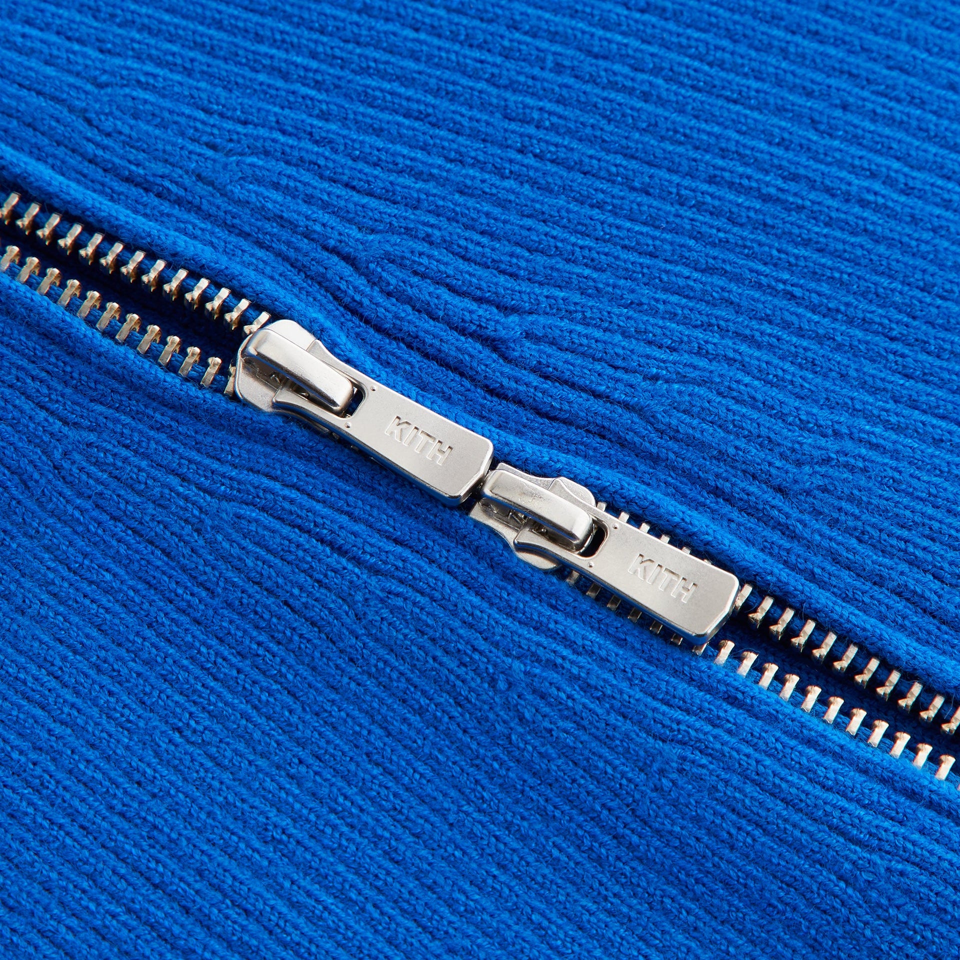 Kith Women Arys Asymmetrical Zip Mini Skirt - Lake