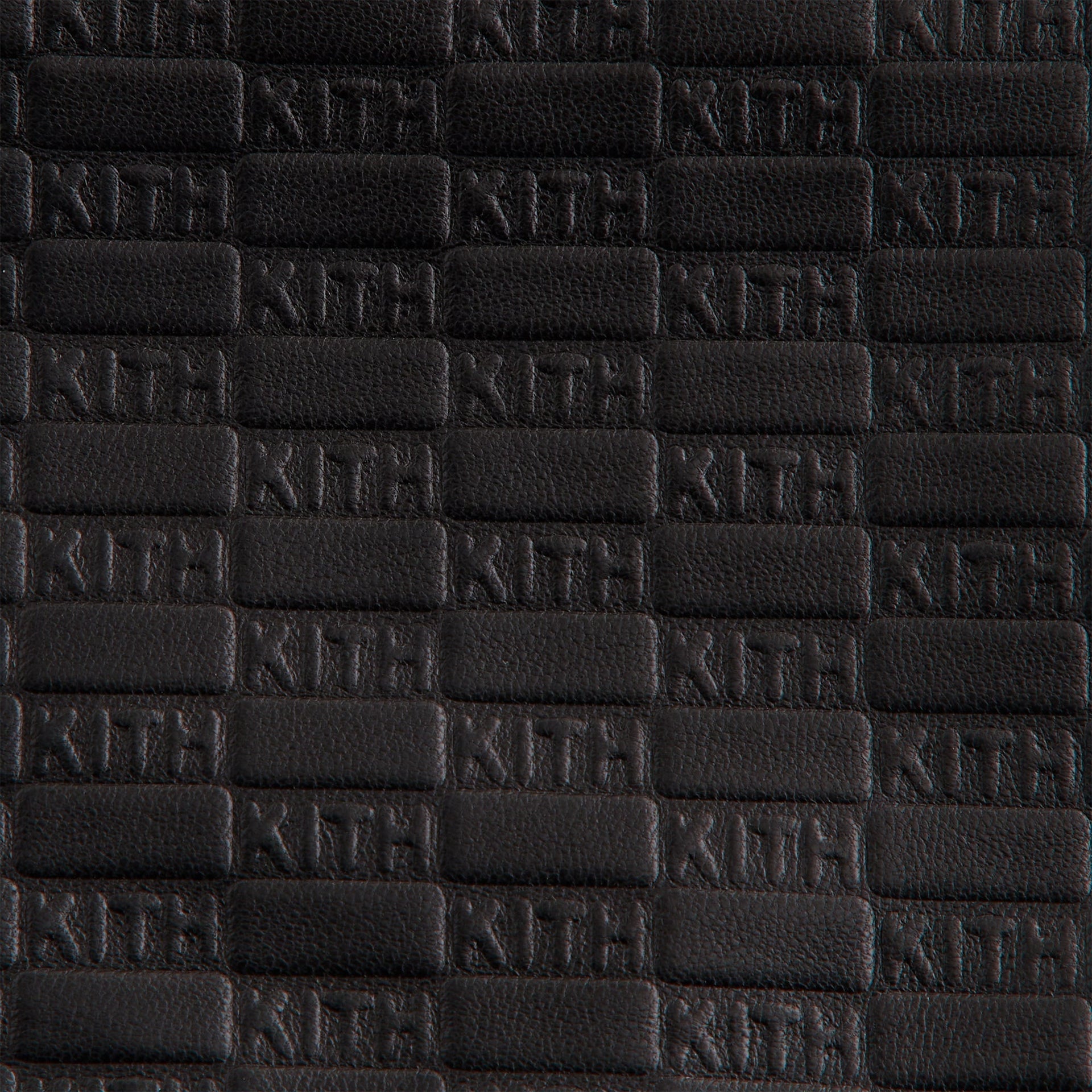 Lisa for Kith Women Nari Monogram Leather Mini Skirt - Black - PH