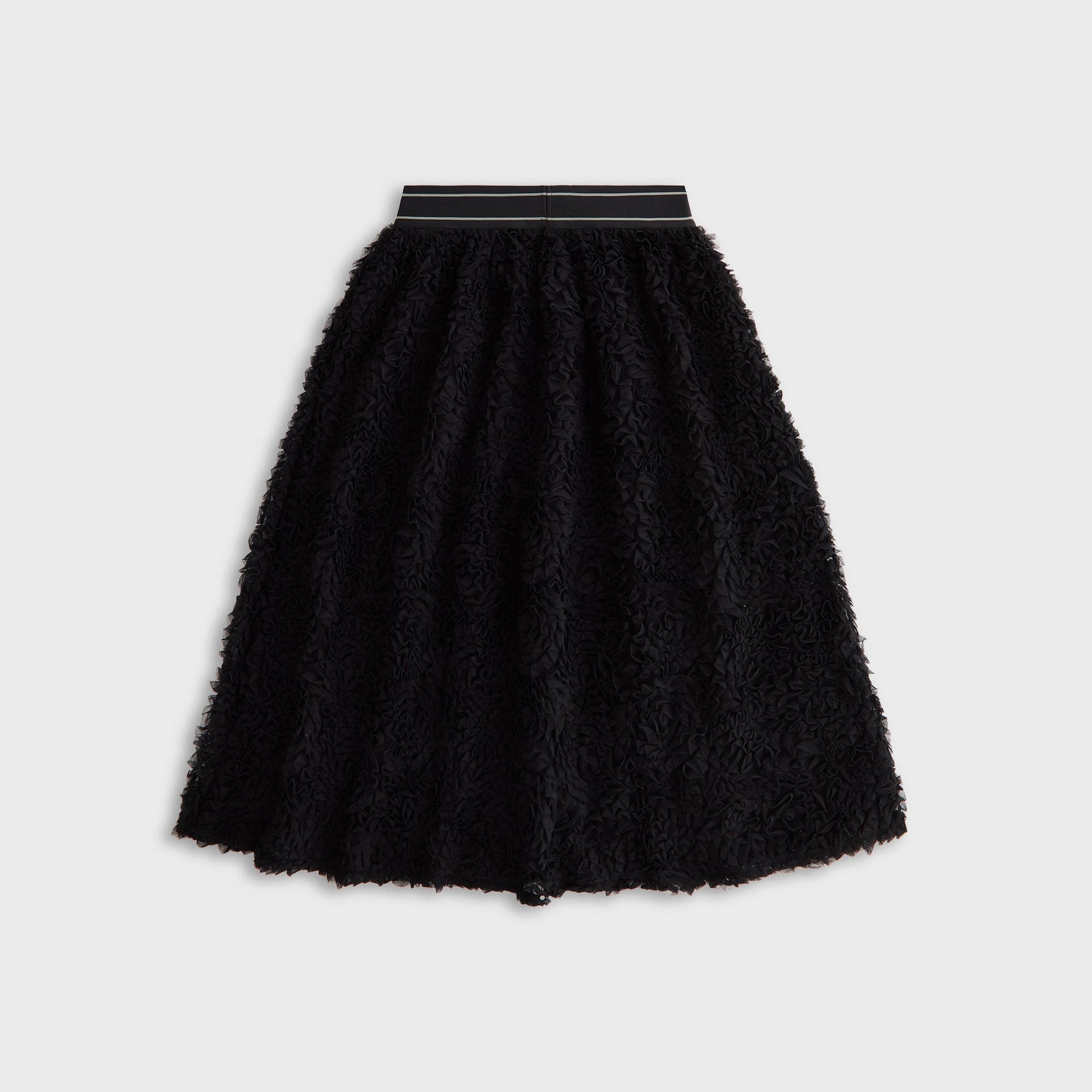 Lisa for Kith Women Rina Ruffle Midi Skirt - Black