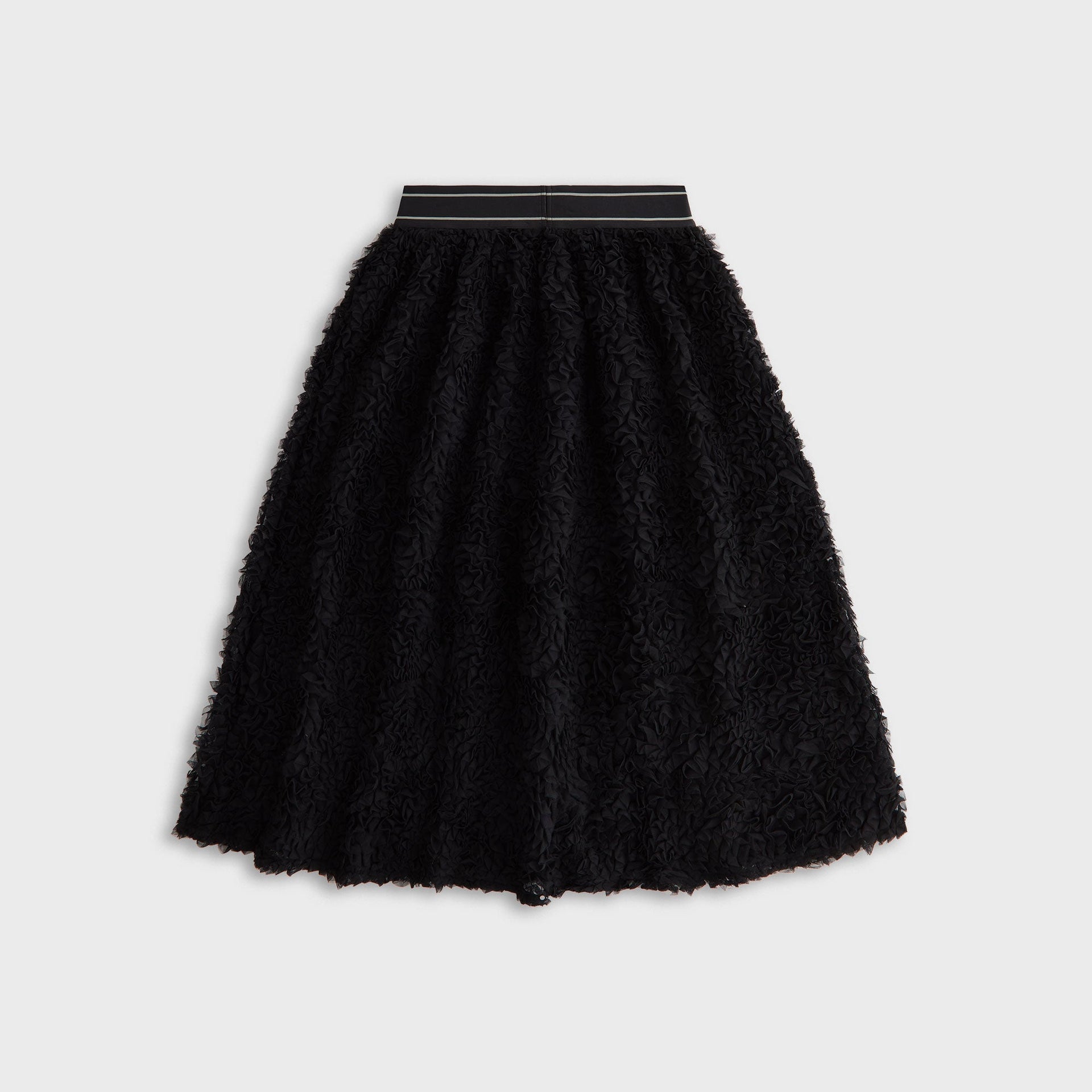 Lisa for Kith Women Rina Ruffle Midi Skirt - Black - PH