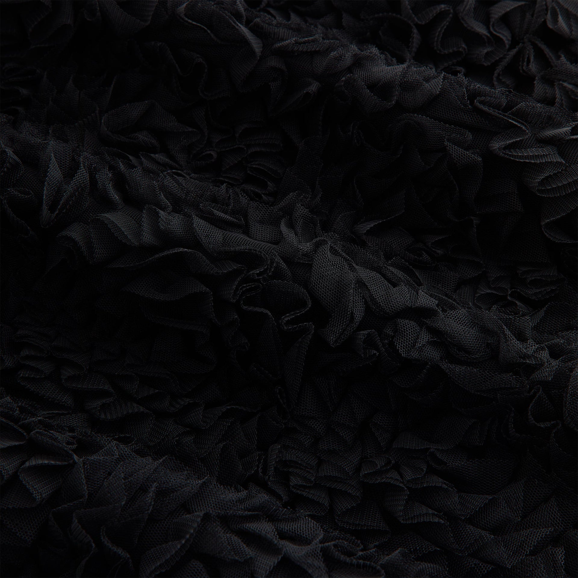 Lisa for Kith Women Rina Ruffle Midi Skirt - Black - PH