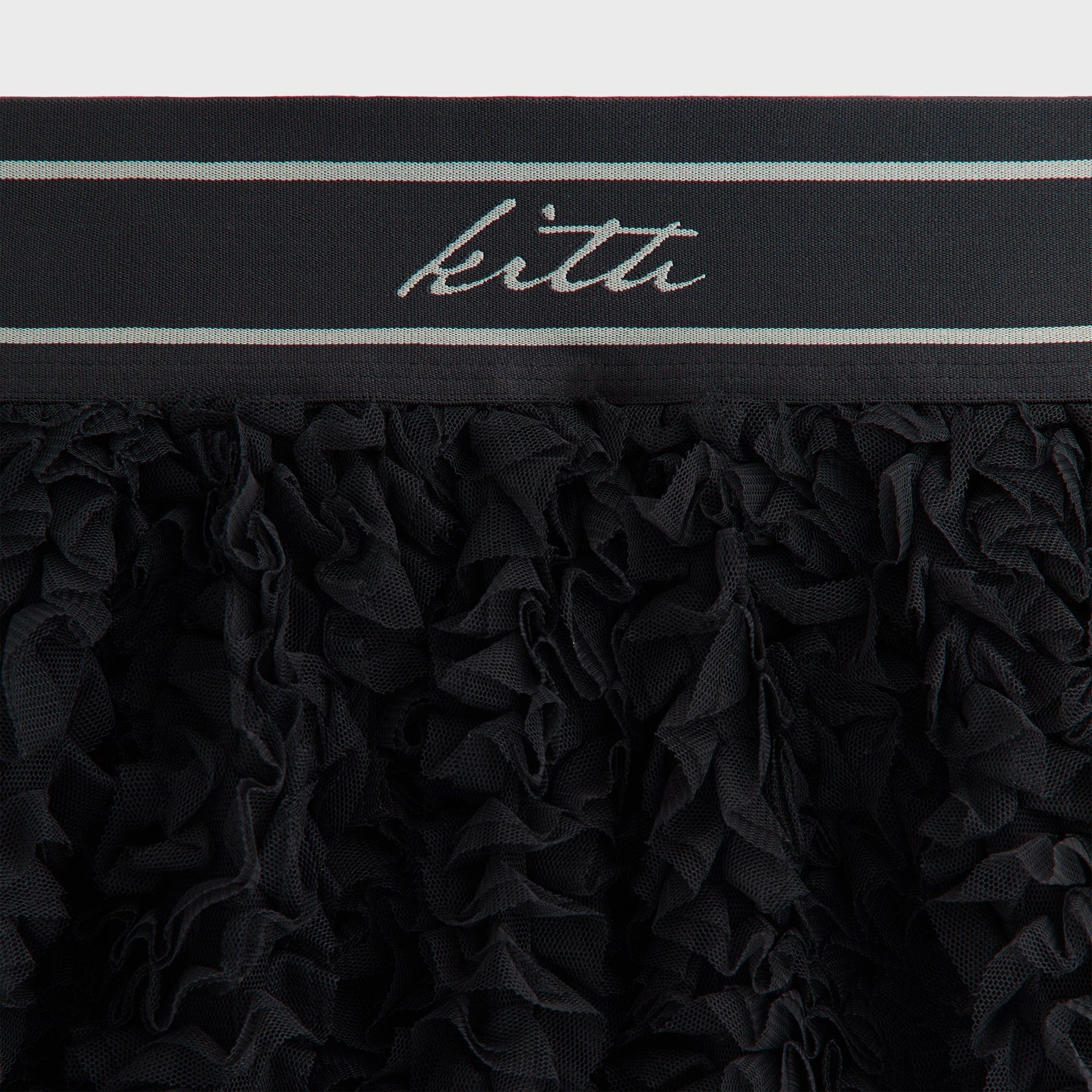 Lisa for Kith Women Rina Ruffle Midi Skirt - Black - PH