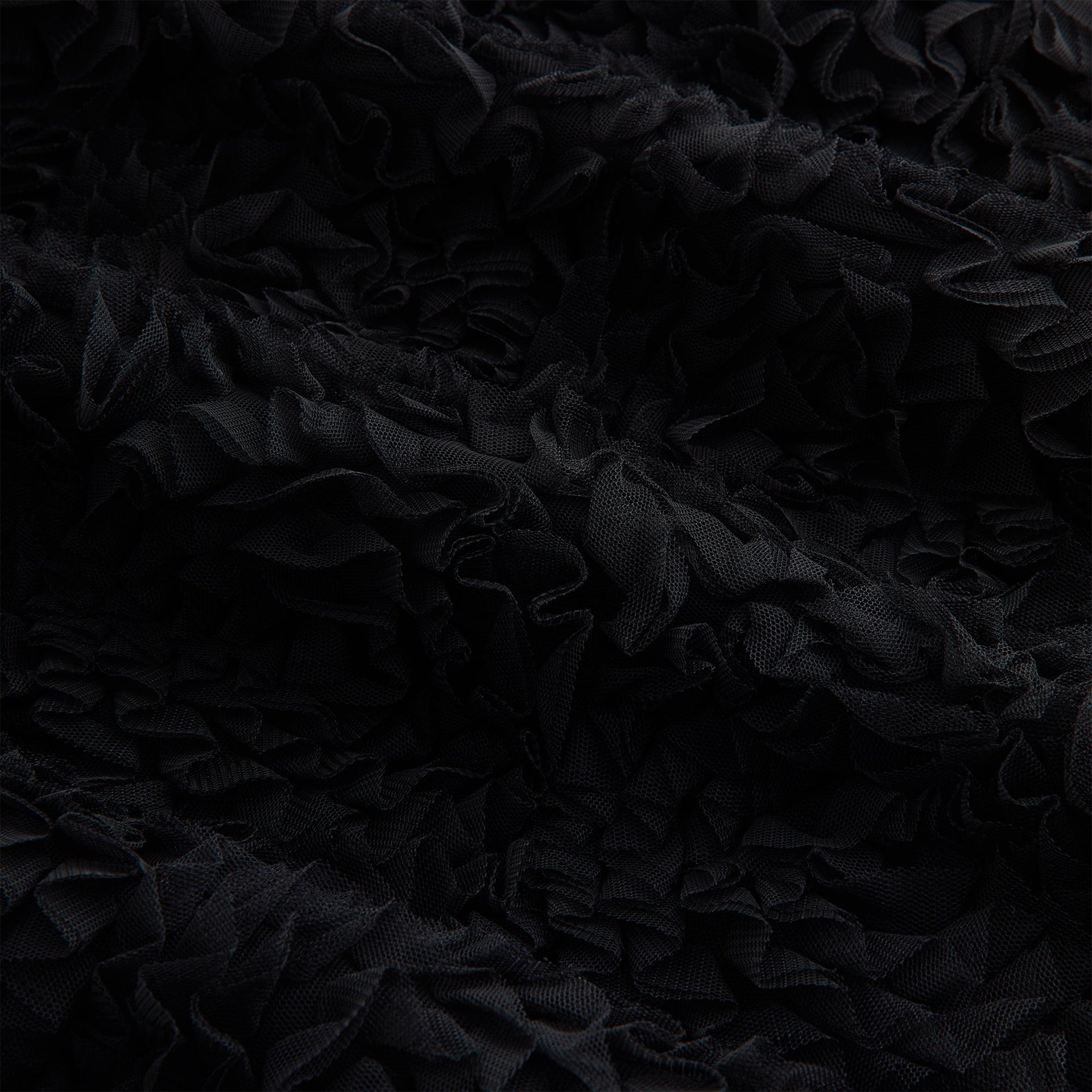 Lisa for Kith Women Rina Ruffle Midi Skirt - Black