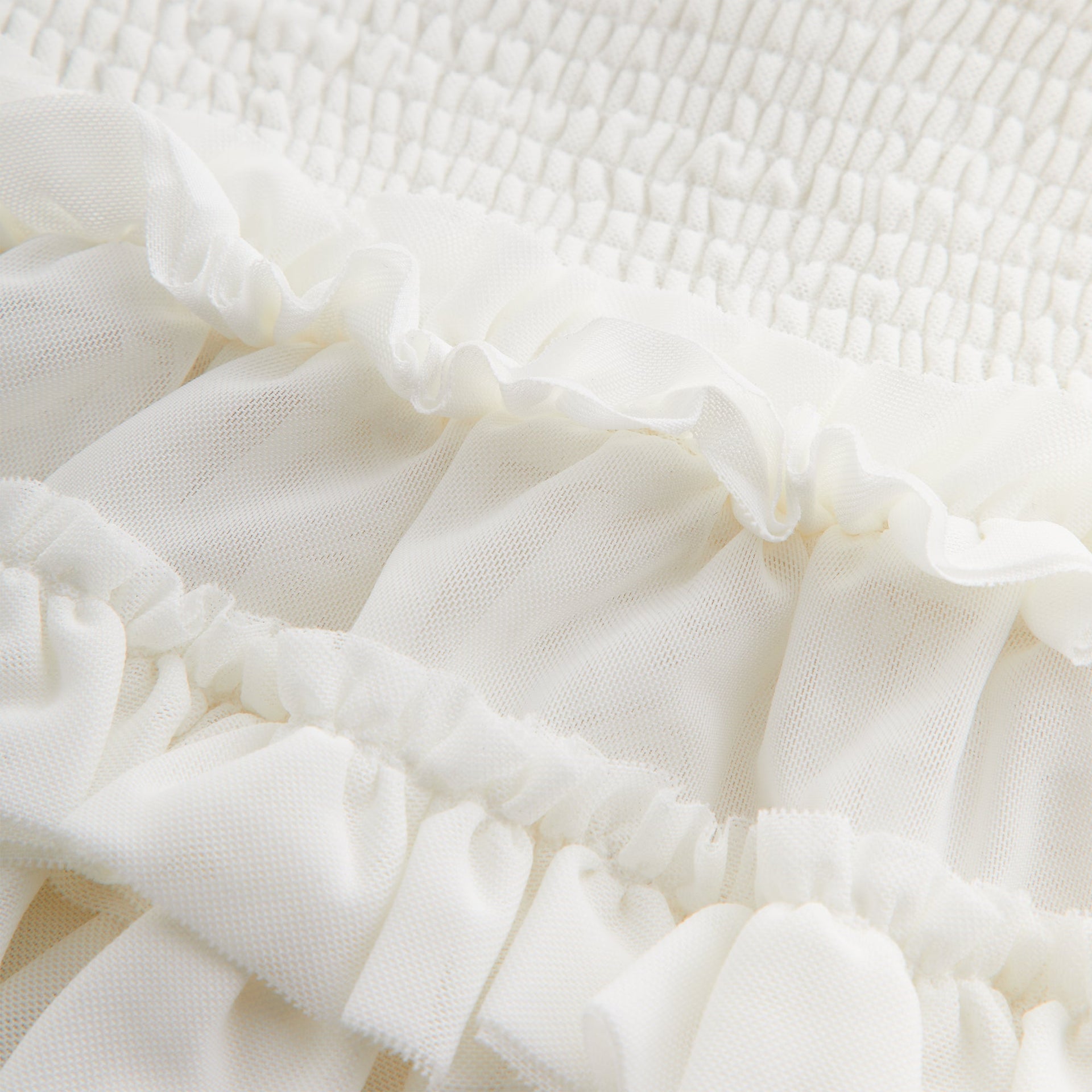 Lisa for Kith Women Mariko Mesh Ruffle Mini Skirt - White - PH