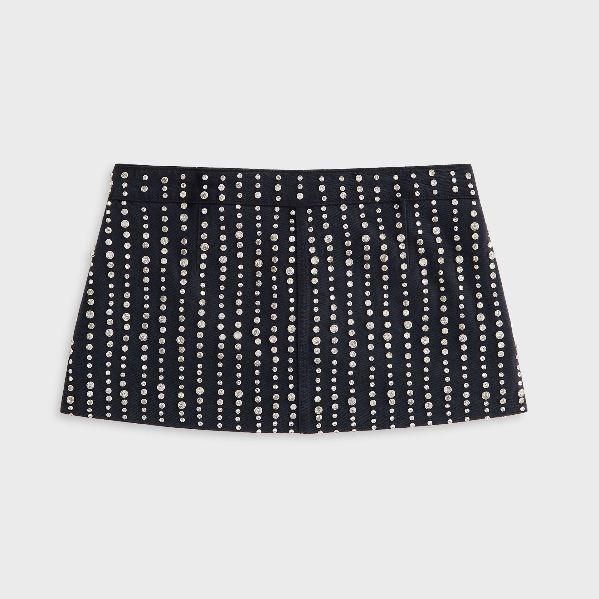 Lisa for Kith Women Nari Studded Denim Mini Skirt - Black - PH