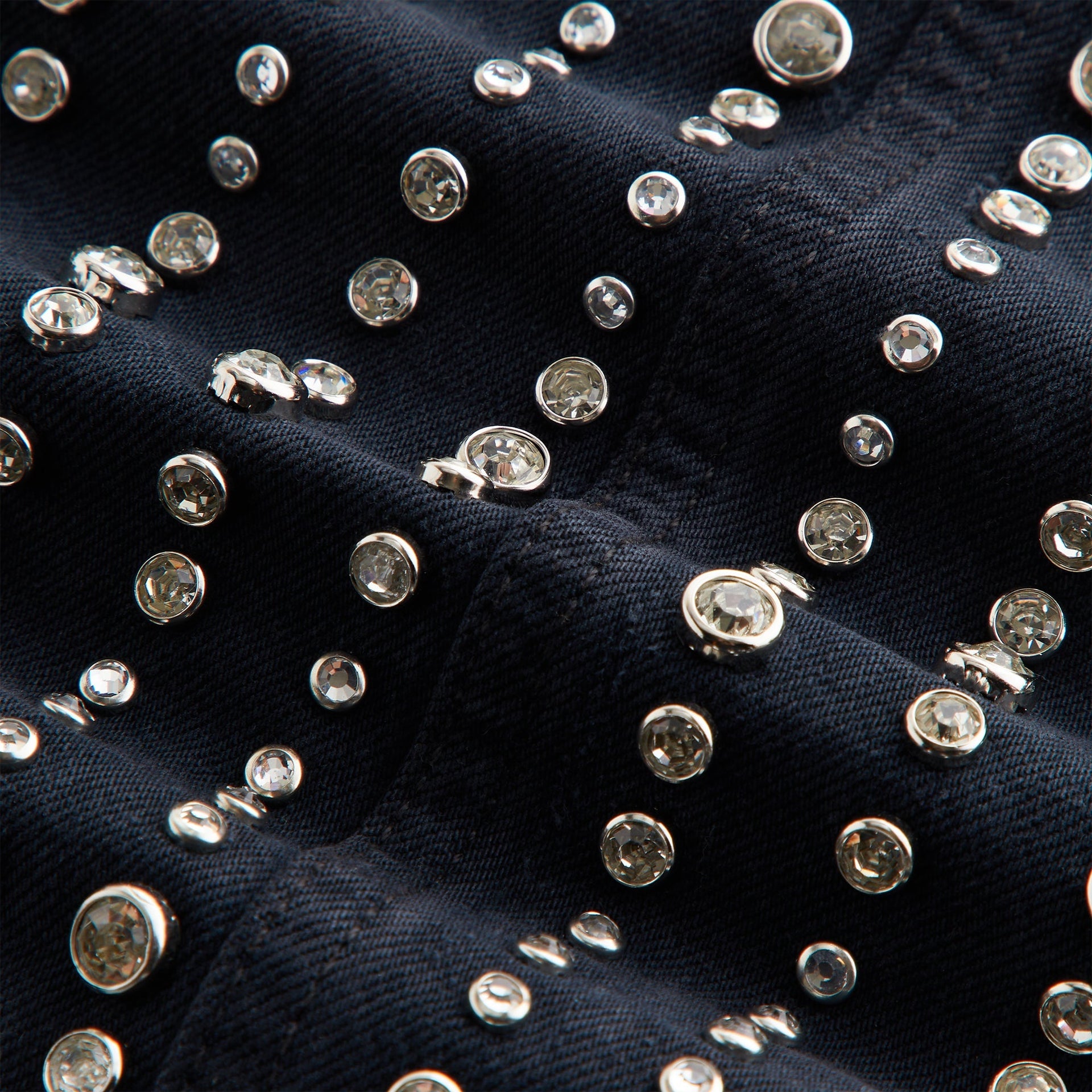 Lisa for Kith Women Nari Studded Denim Mini Skirt - Black - PH