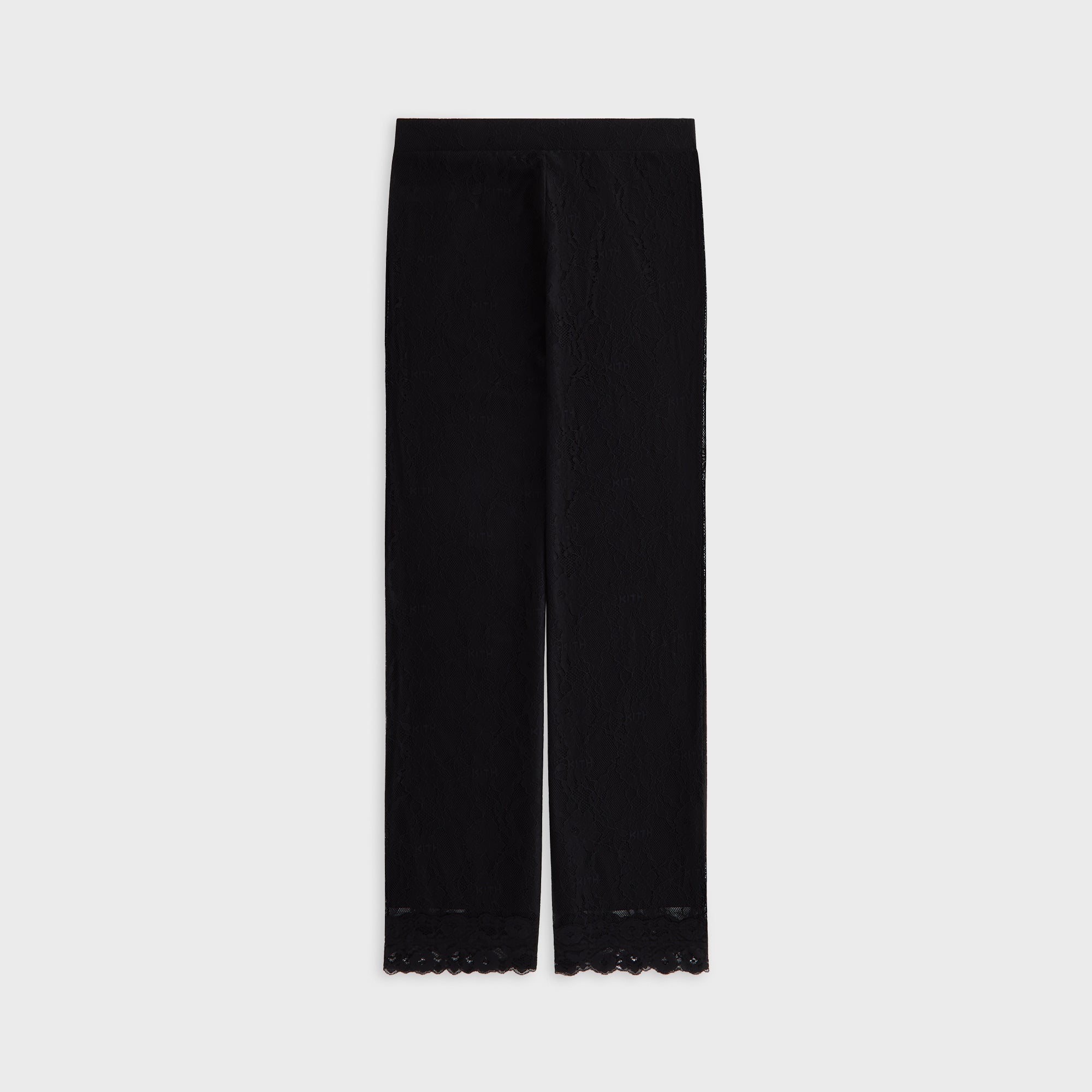 Lisa for Kith Women Elise Lace Low Rise Pant - Black
