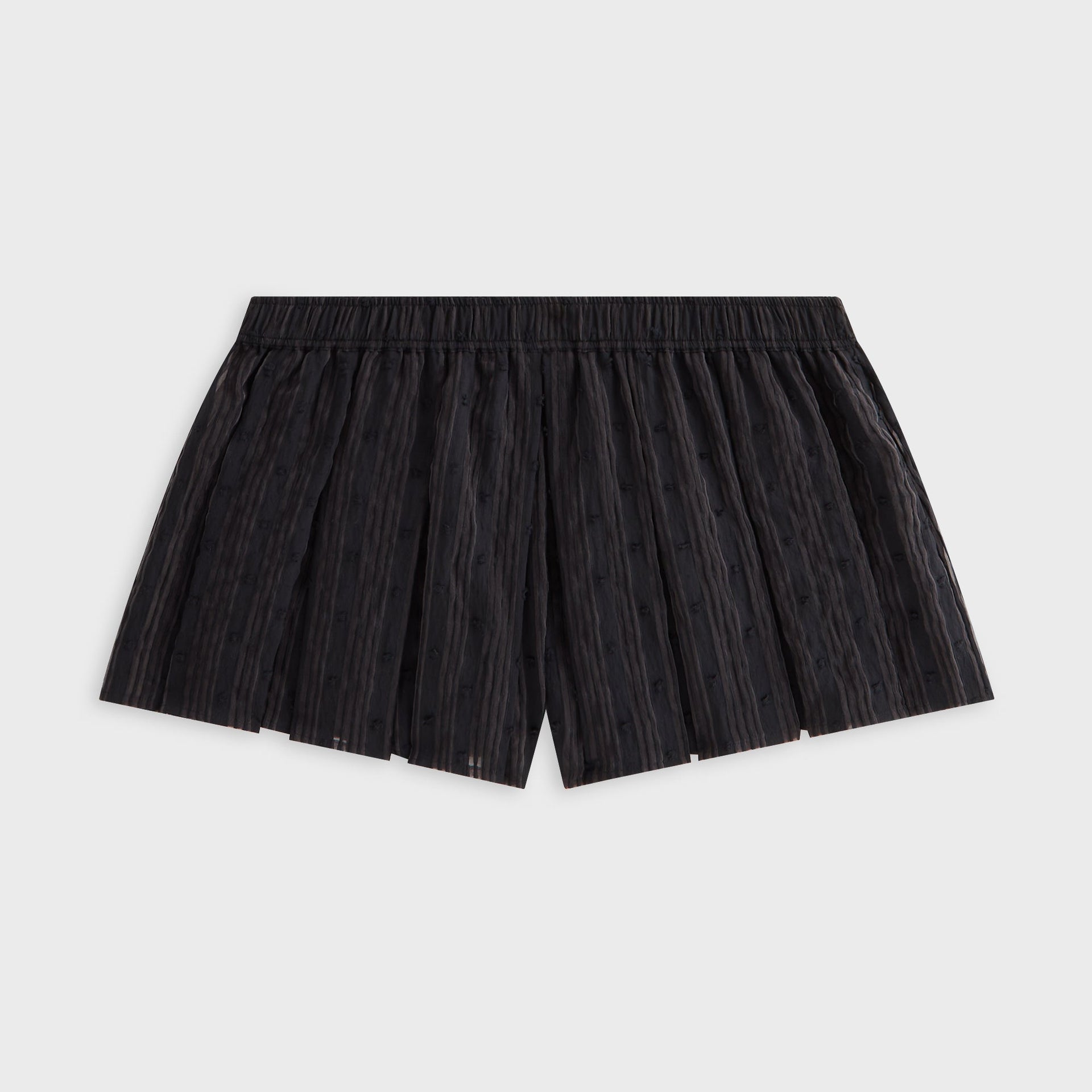 Kith Women Sashi Sheer Pleated Short - Black