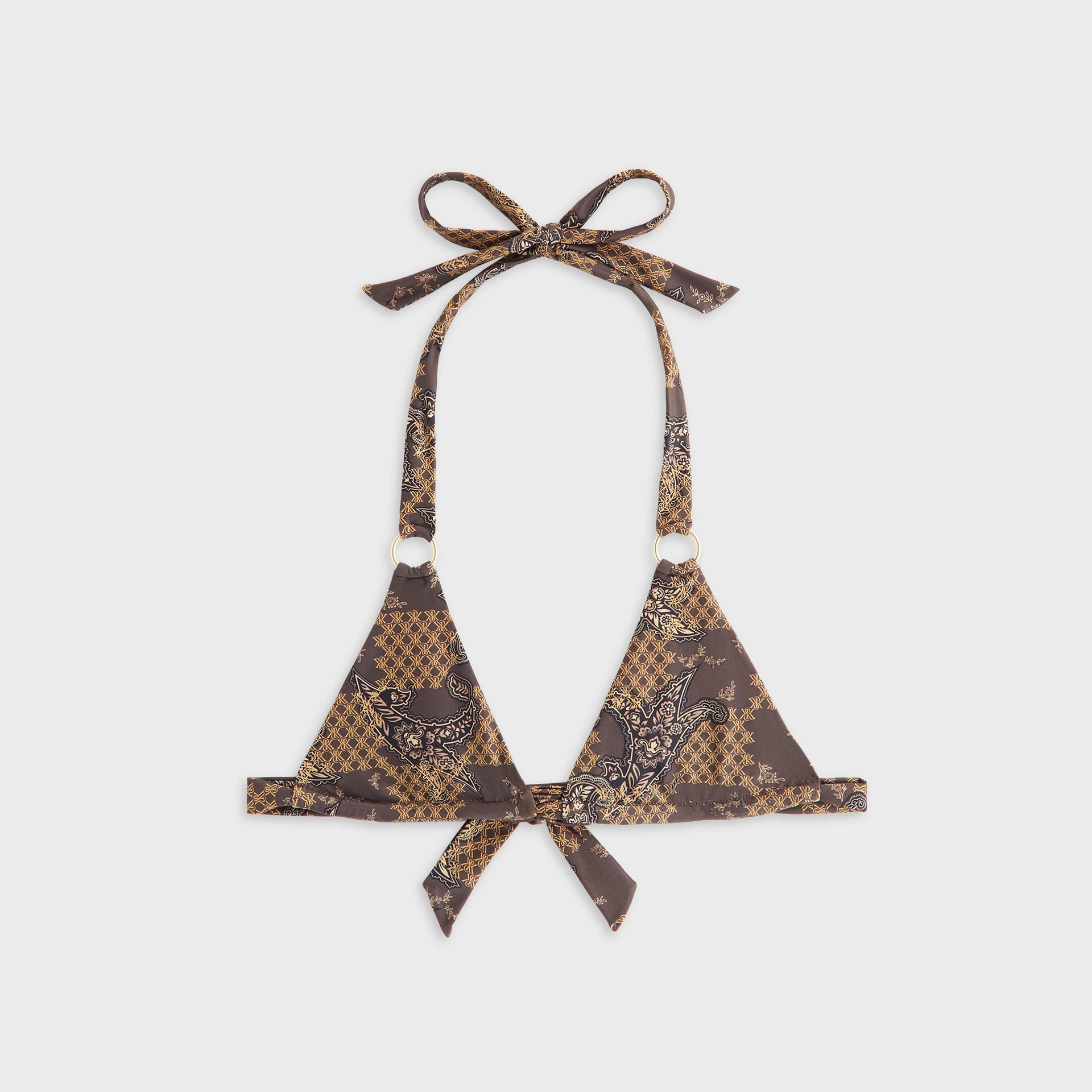 Kith Women Kenna Crest Paisley Tie Top - Brew PH
