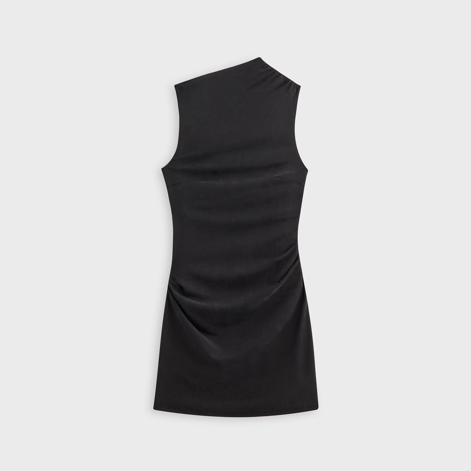 Kith Women Delphi Draped Sueded Mini Dress - Black