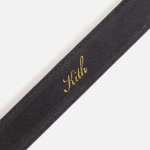 Kith Women Monogram Debossed Saffiano Belt With Pouch - Black