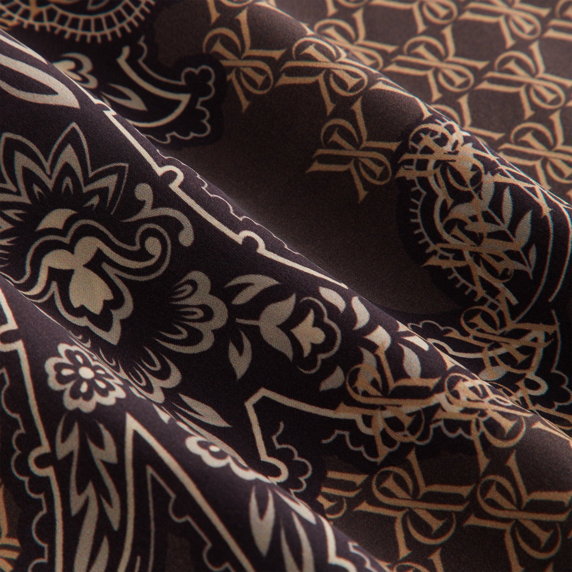 Kith Women Printed Silk Sarong - Brew