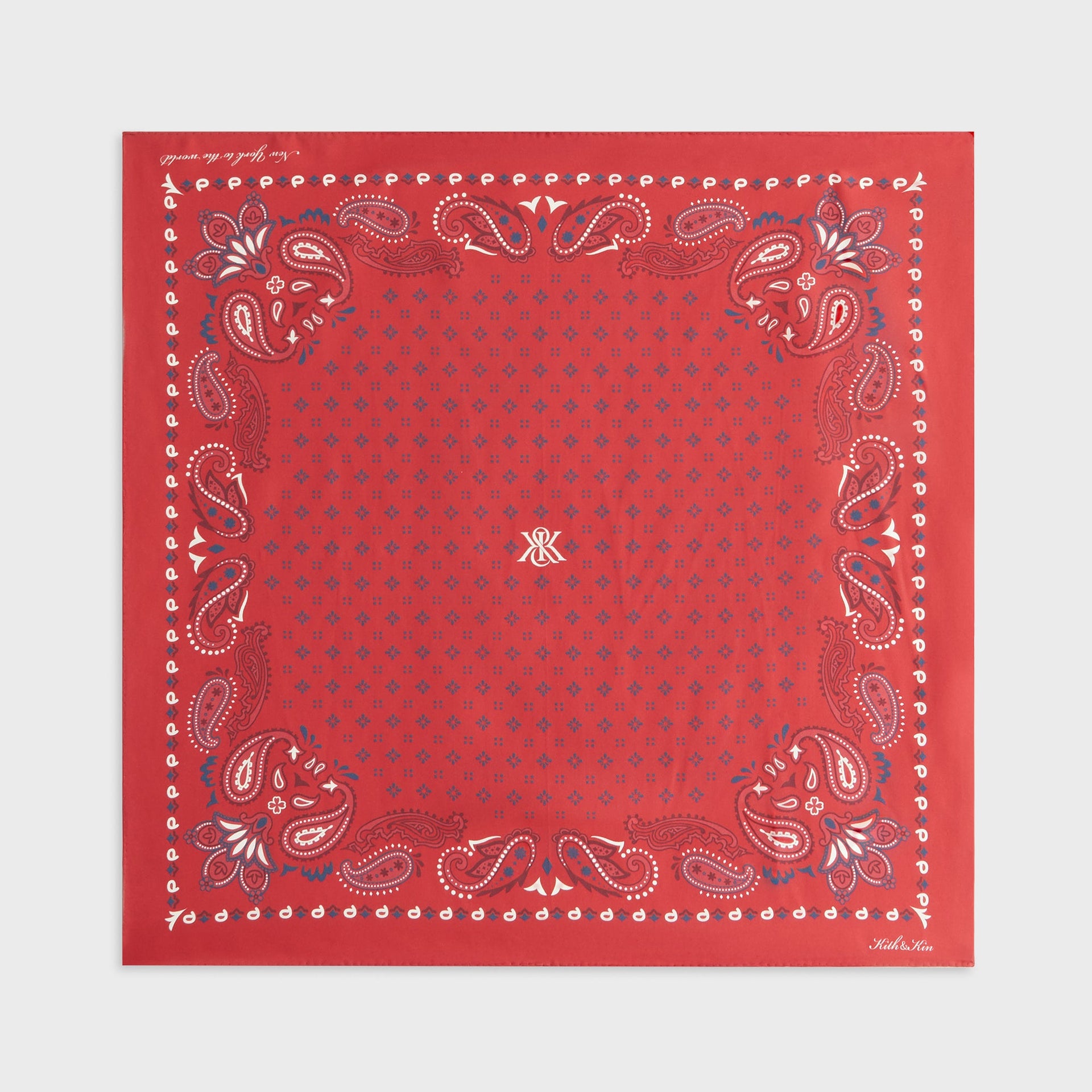 Kith Women Printed Paisley Silk Bandana - Allure - PH