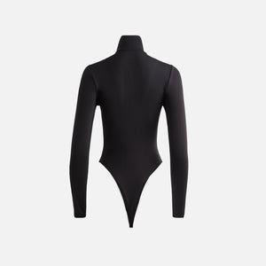 Erlebniswelt-fliegenfischenShops Women Alexis Zip Front Bodysuit - Black