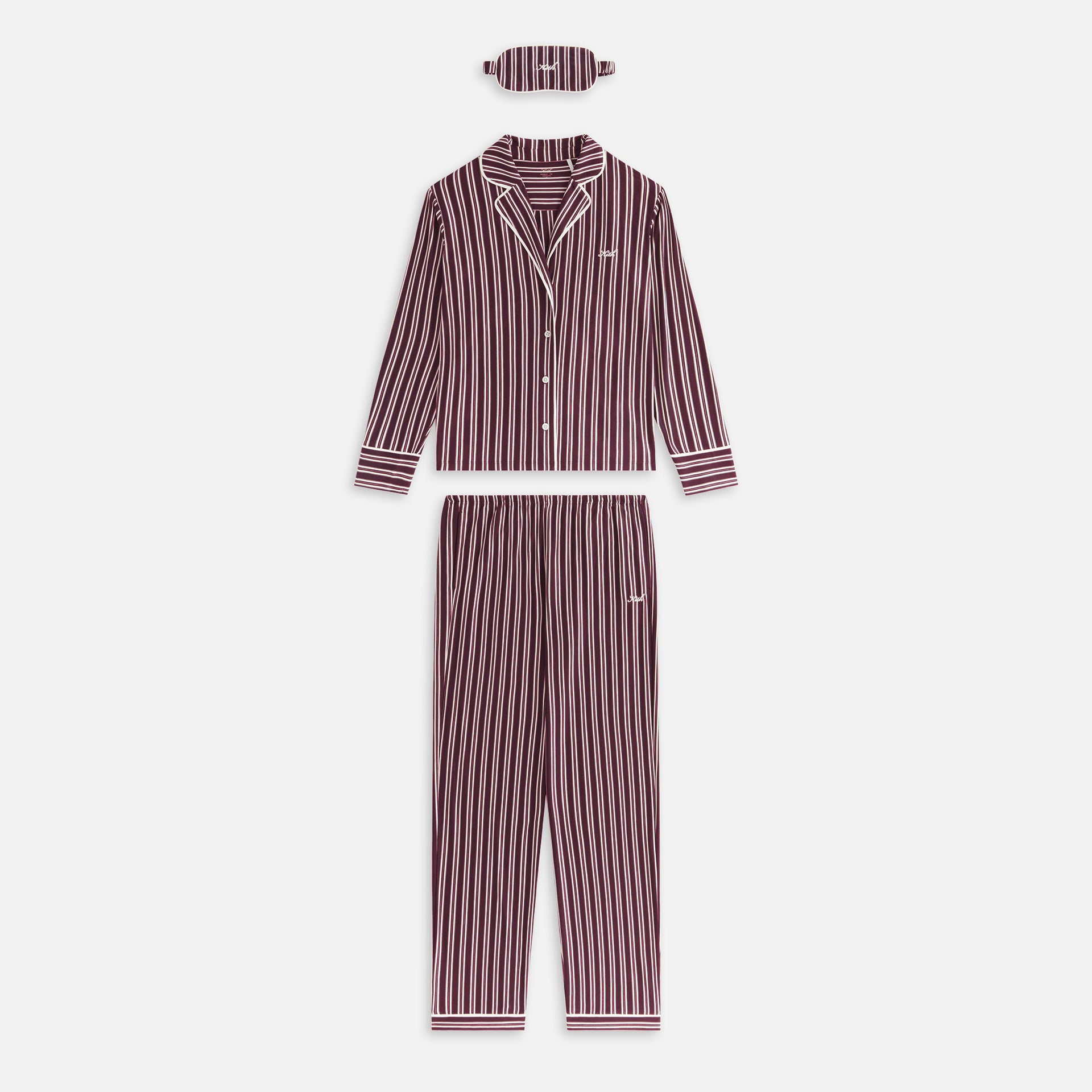 Kithmas Women Striped Pajama Set - Essence