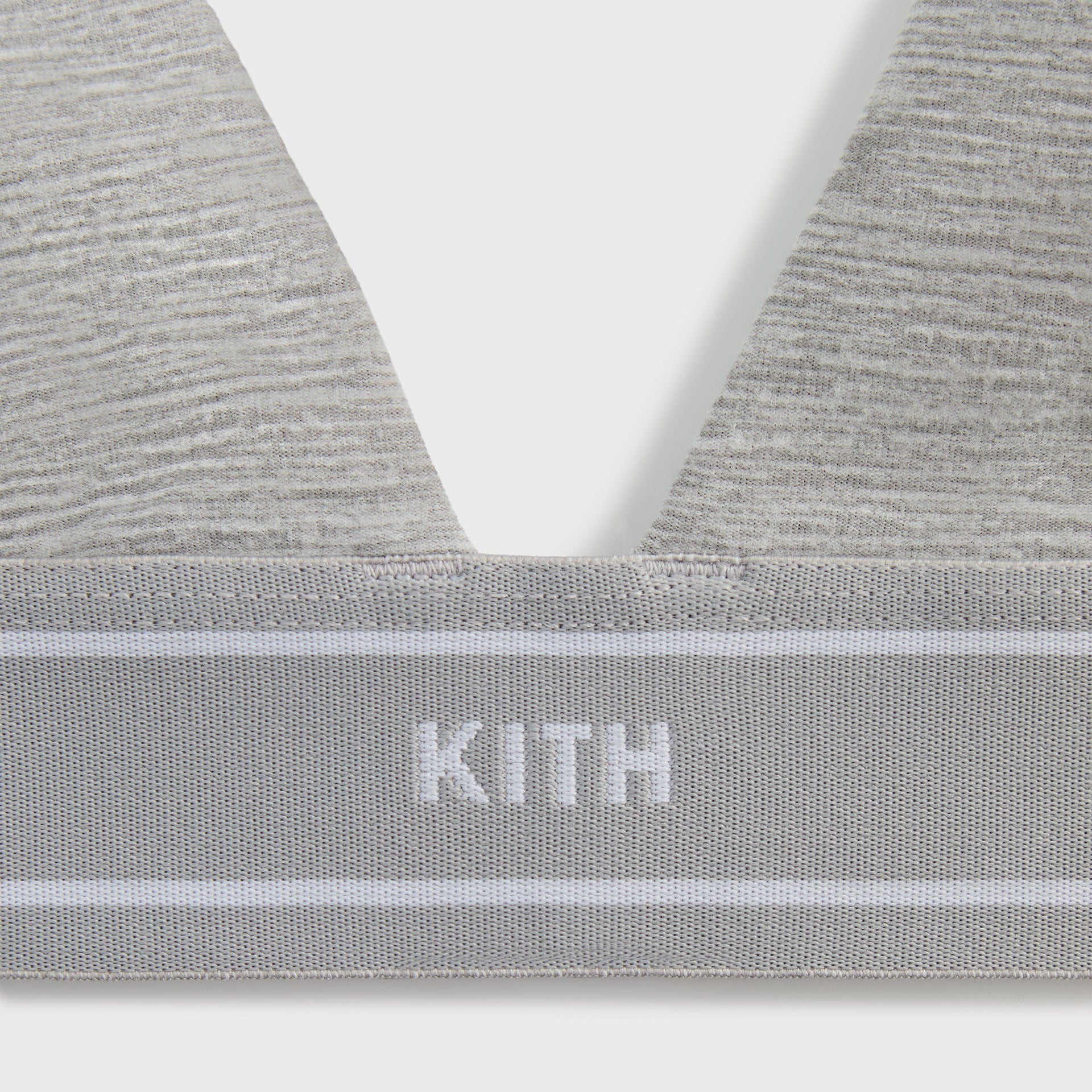 Kith Women Cay Plunge Active Bra - Cool Heather Grey