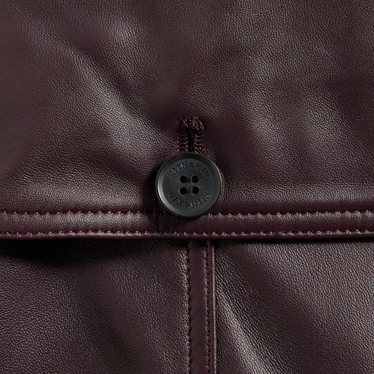Kith Women Jun Leather Trench Jacket - Essence - PH