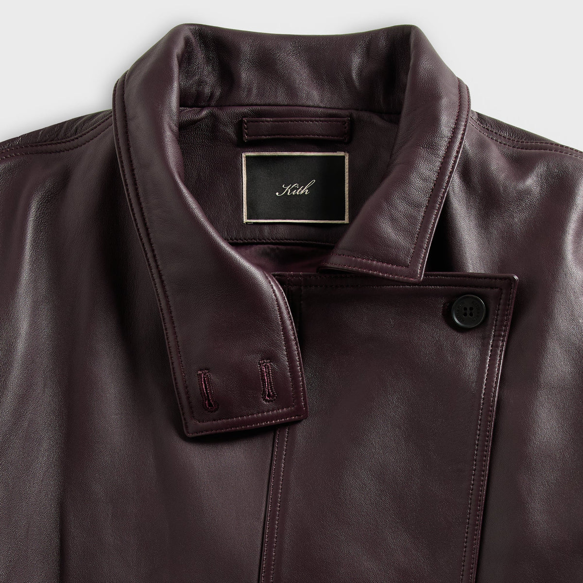 Kith Women Jun Leather Trench Jacket - Essence