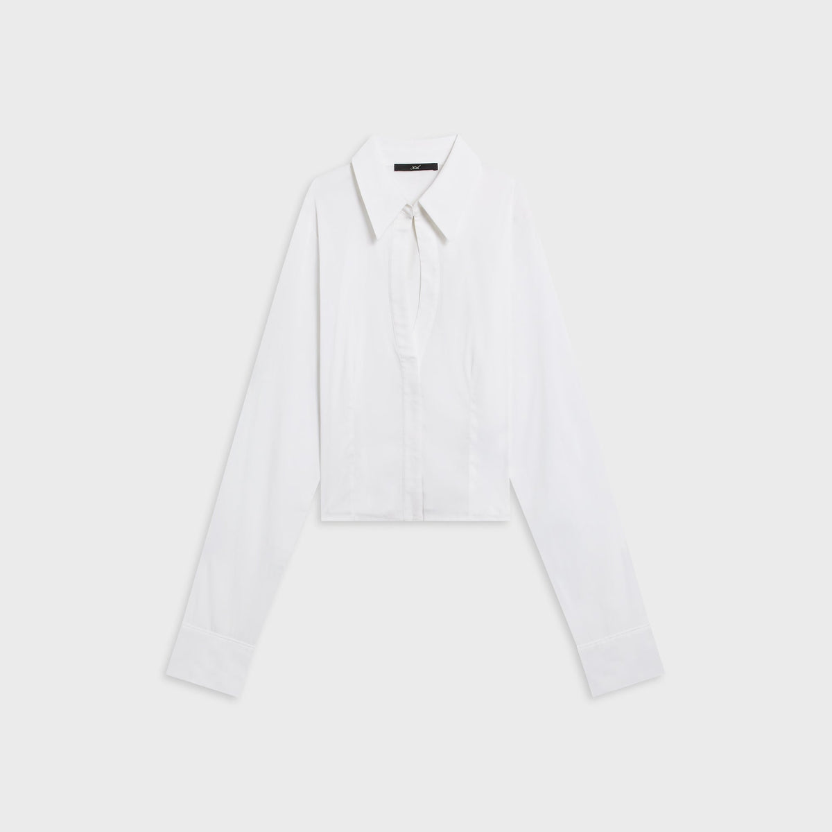 Kith Women Camilla Plunge Shirt - White - PH