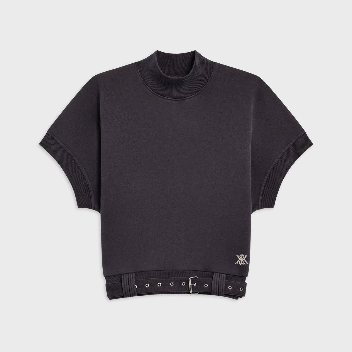 Kith Women Opal Moto Dolman Short Sleeve - Black