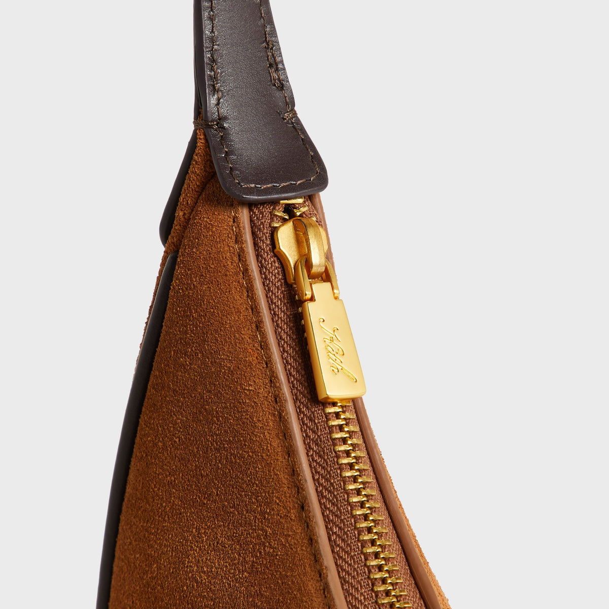 Kith Women Imana Suede Mix Crescent Shoulder Bag - Argil - PH